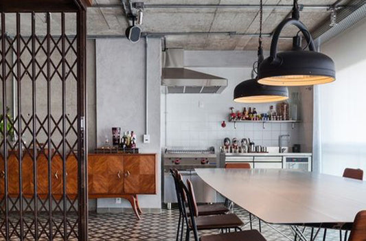Iluminación en estilo industrial
